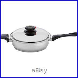 28pc Waterless T304 Surgical Stainless Steel Cookware Set Heavy Gauge 12-Element