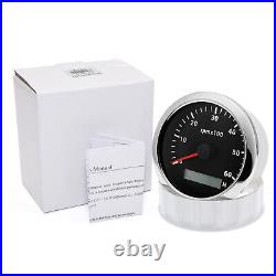 3 Gauge Set 85mm GPS Speedometer 0-120MPH Tachometer Fuel Level Gauge for Boat