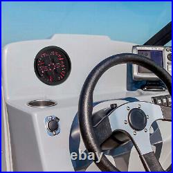 3 Gauge Set 85mm GPS Speedometer 0-80MPH Tachometer Fuel Gauge Oil Pressure Volt