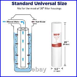 3-Stage Whole House Water Filter System 20x4.5 with Spin Down Sediment Filter