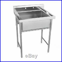 30 Commercial 18 Gauge Stainless Steel Utility Sink Laundry Room Tub Slop Sink