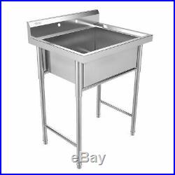 30 Commercial 18 Gauge Stainless Steel Utility Sink Laundry Room Tub Slop Sink