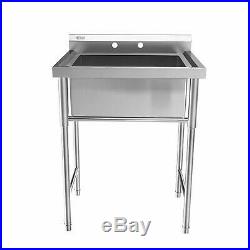 30 Commercial 18 Gauge Stainless Steel Utility Sink Laundry Room Tub Slop Sink