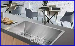 30 Inch Undermount Workstation Kitchen Sink 16 Gauge Single Bowl Stainless Steel