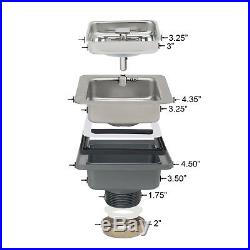 30 x 18 x 9 Single Bowl 18 Gauge Stainless Steel Undermount Kitchen Sink Set