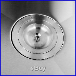 30x18x9 Double Bowl Undermount 304 Stainless Steel Kitchen Sink 18 Gauge New