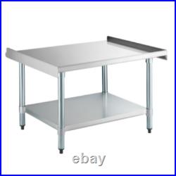 30x36 Stainless Steel Equipment Stand With Undershelf & Galvanized Legs 18-Gauge