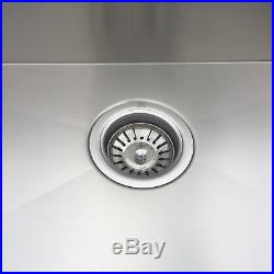 32'' 16-Gauge Stainless Steel Single Bowl Kitchen Sink Top Mount Drop in