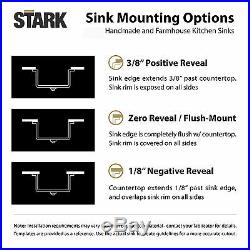 32 inch Undermount Single Bowl 16 gauge Stainless Steel Kitchen Sink Package