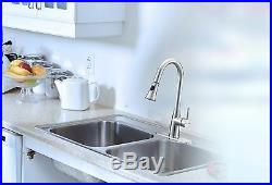33 Double Bowl Kitchen Sink Top Mount 50/50 Premium Stainless Steel 18 Gauge