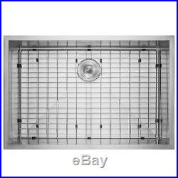 33 x 22 x 9 18 Gauge Stainless Steel Undermount Sink Dish Grid with Drain Kit