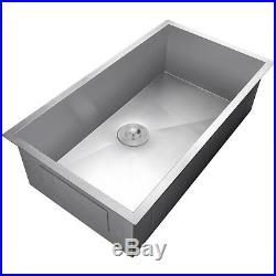 33 x 22 x 9 18 Gauge Stainless Steel Undermount Sink Dish Grid with Drain Kit