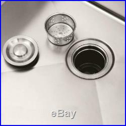 33 x 22 x 9 Stainless Steel Double Bowl 16 Gauge Kitchen Sink with Bottom Grid