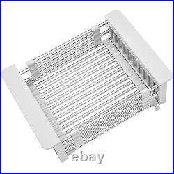33 x 22 x 9 Stainless Steel Kitchen Sink Top Mount Double 60/40 Tray Strainer