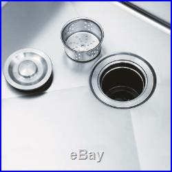 33 x 22 x 9 Top Mount Kitchen Sink Single Basin 16 Gauge Stainless Steel New
