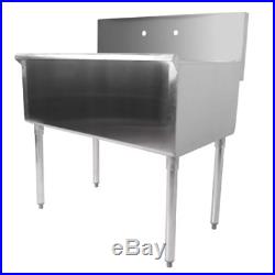 36 Commercial Kitchen Utility Sink Stainless Steel 36 X 24 X 14 Bowl 16Gauge