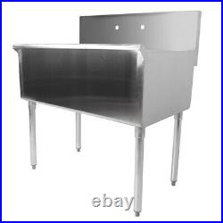 36 Commercial Kitchen Utility Sink Stainless Steel 36 X 24 X 14 Bowl 16Gauge