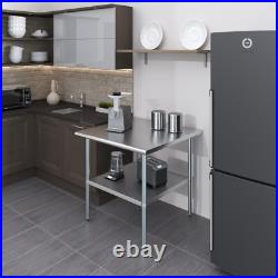 36 in. X 36 in. Stainless Steel Table 36 in. X 36 in. Stainless Steel Table