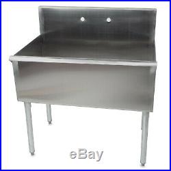 3636 X 24 X 14 Bowl Stainless Steel Commercial Utility Prep 1 Sink