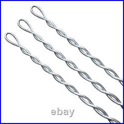 42 in. Wire Fence Stays Class 1 Galvanized Steel Barbed & Barbless Wire