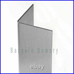 48 X 2.5 X 2.5 18 Gauge 6pc Stainless Steel Angle Corner Guard Wall Trim Kitchen