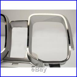4pc Polished Stainless Steel Dashboard Gauge Cluster Trim for 10-15 Chevy Camaro