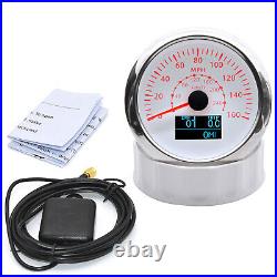 5 Gauge Set 85mm GPS Speedometer 0-160MPH/240km/h Waterproof for Boat Car Truck