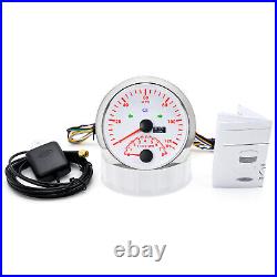 5 Gauge Set 85mm GPS Speedometer 125MPH Tacho&52mm Oil Pressure Volt Fuel Temp