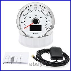 5 Gauge Set GPS Speedometer 0-160MPH With 52mm Fuel/Temp/Volt/Oil Pressure Gauge