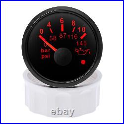 5 Gauge Set With Sender 85mm GPS Speedometer 120MPH With Tacho Fuel Temp Volt US