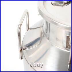 50L 13.25Gallon Stainless Steel Milk Can Heavy Gauge 380mm/15'' Tote Jug HOT NEW