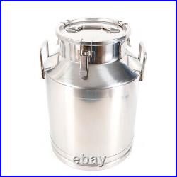 50L 13.25Gallon Stainless Steel Milk Can Heavy Gauge 380mm/15'' Tote Jug HOT NEW