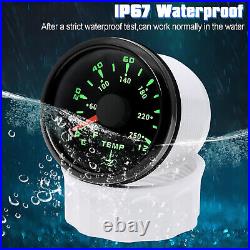5Gauge Set GPS Speedometer 0-120MPH With Turning light Fuel Gauge Oil Water Volt