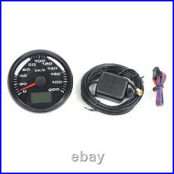 6 Gauge Instrument Kit Fuel Voltmeter Oil Pressure Temperature Meter Speedometer