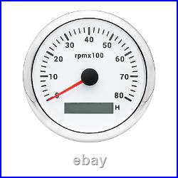 6 Gauge Set 110mm GPS Speedometer 0-120MPH Tachometer for Marine Boat Car Truck