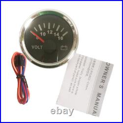 6 Gauge Set 120MPH GPS Speedometer Tachometer Fuel Volt Oil Temp Red LED 9-32VDC