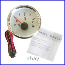 6 Gauge Set 160MPH GPS Speedometer Tacho Fuel Water Temp Volt Oil Pressure White