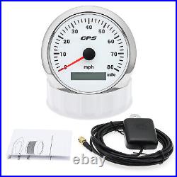 6 Gauge Set 85MM GPS Speedometer Tacho & 52mm Fuel/Gauge/Temp/Oil/Volt Car Boat