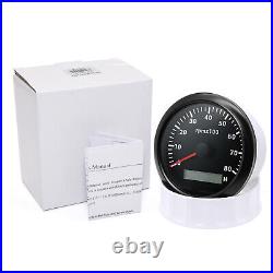 6 Gauge Set 85mm Boat Car GPS Speedometer 200MPH Tacho & 52mm Fuel Oil Temp Volt