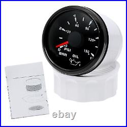 6 Gauge Set 85mm Boat GPS Speedometer 160MPH&Tacho 8000RPM Gauge with Sensor