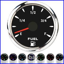 6 Gauge Set 85mm GPS Speedo 200KM/H Tacho&52mm Fuel Water Temp Oil Pressure Volt