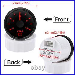 6 Gauge Set 85mm GPS Speedometer 0-120MPH Tacho&52mm Fuel Oil Pressure Temp Volt