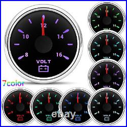 6 Gauge Set 85mm GPS Speedometer 0-160MPH Turning Light Tacho & 52mm Fuel Gauge