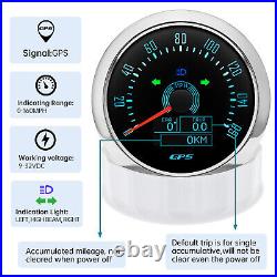 6 Gauge Set 85mm GPS Speedometer 0-160MPH Turning Light Tacho & 52mm Fuel Gauge