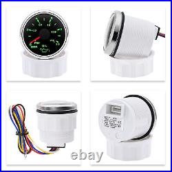 6 Gauge Set 85mm GPS Speedometer 0-160MPH Turning Light Tacho & 52mm Fuel Gauge