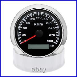 6 Gauge Set 85mm GPS Speedometer 0-300KM/H Tachometer Fuel Level Gauge For Boat