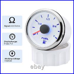 6 Gauge Set 85mm GPS Speedometer 0-80MPH Tachometer Waterproof for Car Boat US