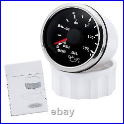 6 Gauge Set 85mm GPS Speedometer 120MPH Tacho 6000RPM&52mm Fuel Oil Temp Volt US