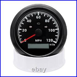 6 Gauge Set 85mm GPS Speedometer 120MPH Tachometer&52mm Fuel Oil Water Temp Volt