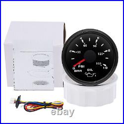 6 Gauge Set 85mm GPS Speedometer 120MPH Tachometer&52mm Fuel Oil Water Temp Volt